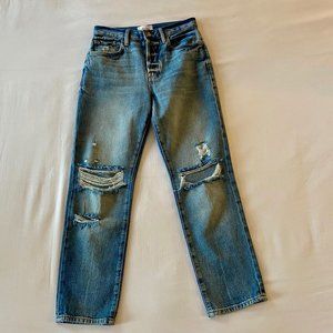 FRAME Le Original - Size 25 - Glacier Destruct Wash Jeans